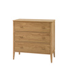 Camden 3 Drawer Chest Natural 870x450x870mm