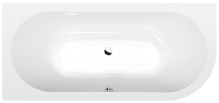 VIVA L SLIM wanna asymetryczna 175x80x47cm, biała