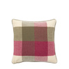 Dursley Check Cush Cranberry&Olive 450x450mm