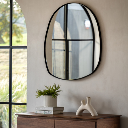 Holworth Pebble Mirror Black 700x900mm