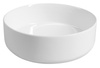 INFINITY ROUND umywalka ceramiczna nablatowa, Ø36cm, biała
