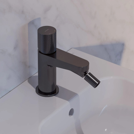 CONTOUR bateria bidetowa, antracyt szczotkowany