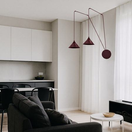 ABRAMO 2 BURGUNDY