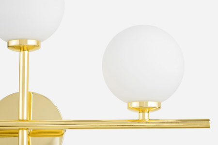 LAMPA ŚCIENNA KINKIET NOWOCZESNY KLASYCZNY ZŁOTY MARSIADA NEO RT