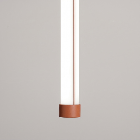Lampa wisząca TRANG 75 ochra czerwona LED 4000K