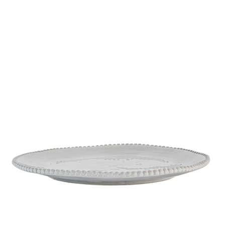 Organiczne talerze obiadowe z koralikami (4 szt.) D280 mm