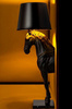 MOOSEE lampa podłogowa KOŃ HORSE STAND    S czarna - włókno szklane
