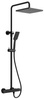 Zestaw prysznicowy z baterią termostatyczną, czarny mat