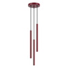 Lampa wisząca ARCHE 3P burgund