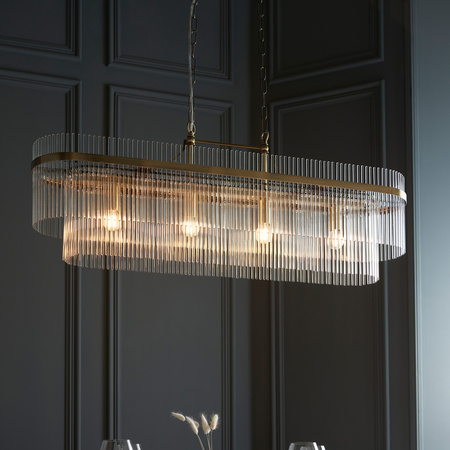 Marietta 4 Pendant Light Antique Brass