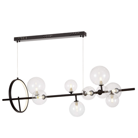 NOWOCZESNA LAMPA WISZĄCA CZARNA MERIDO W9