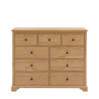 Malvern 9 Drawer Chest 1150x440x930mm