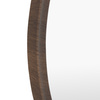 Woodstock Round Mirror Walnut 600x30x600mm