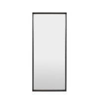 Ashbury Leaner Mirror Black 1500x60x650mm
