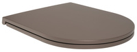 INFINITY Deska WC SLIM, Soft Close, Easy Take, brązowy