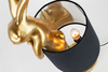 KARE lampa stołowa RABBIT 68 cm złota / czarna