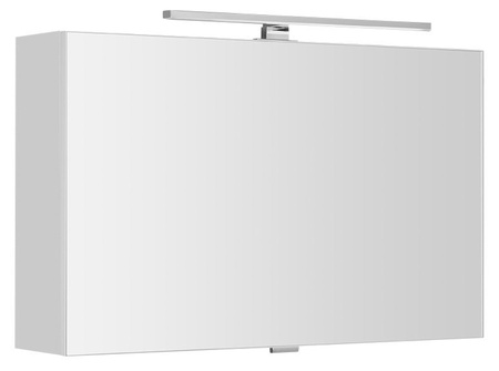 CLOE szafka z lustrem z oświetleniem LED, 80x50x18cm, biała