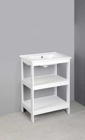 ETIDE szafka umywalkowa 61,5x85x44 cm, biały mat