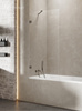 PARAWAN NAWANNOWY AVEXA GUNMETAL BRUSHED   100x150 CZYSTE 6mm ACTIVE SHIELD