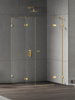 NZ4 Kabina prysznicowa EVENTA GOLD SHINE PLUS 1D prostokątna P 150x100x200 szkło czyste 8mm Active Shield 2.0