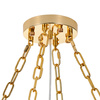 Lampa wisząca REA złota 80 cm