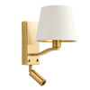 Harvey Wall Light Brushed Gold 285mm