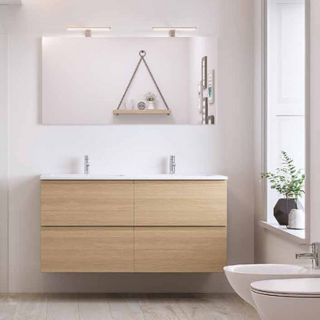 JOY Umywalka wpuszczana, meblowa 121x46,5 cm 