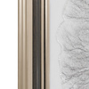 Obraz w ramie „Silent Beauty” – szary, 82 × 3,8 × 82 cm