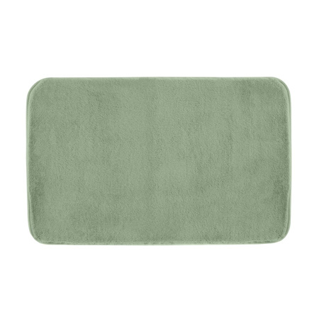 FUZZY dywanik lazienkowy, 60x100cm, 100% polyester, antypoślizgowa, zielony