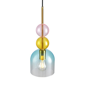 Lampa wisząca PASTELLO BLUE kolorowa 15 cm