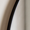 Holworth Overmantle Mirror Black 1100x900mm