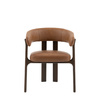 Onda Dining Chair Brown Leather