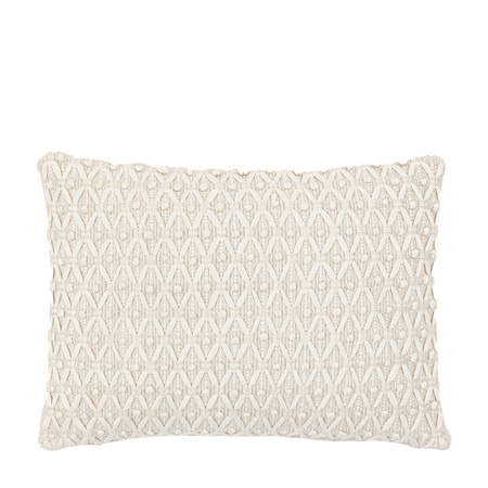 Cheslyn Woven Cushion Cream 350x500mm