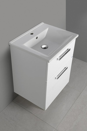 VEGA szafka umywalkowa 51,5x72,6x43,6cm, 2 szuflady, biała