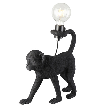 Lampa stołowa Capuchin – matowa czarna, 13,5 × 39,5 × 37,5 cm