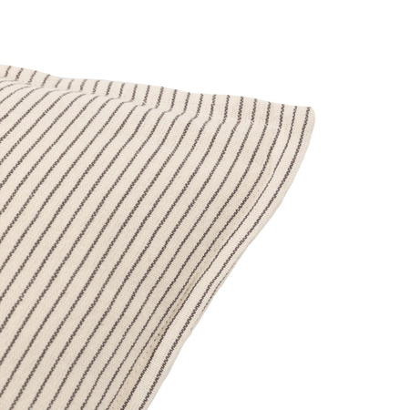 Fairford Woven Stripe Cushion Cream 450x450mm