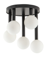 PERLA 5 plafon czarny