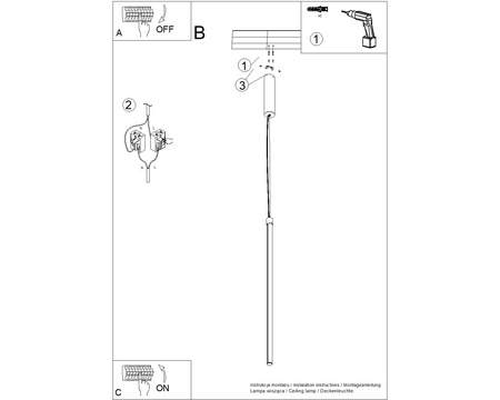 Lampa wisząca TRANG 100 burgund LED 3000K