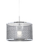 NOWOCZESNA LAMPA WISZĄCA CHROMOWANA LINA W2