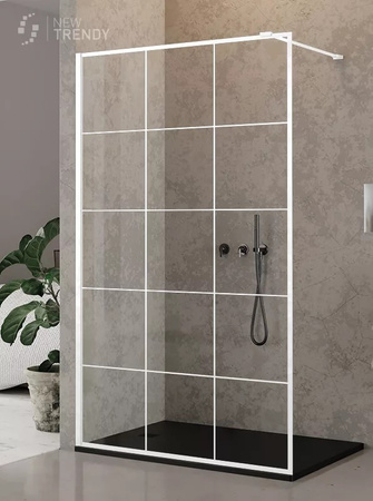 KABINA NEW MODUS WHITE WALK-IN U 100x200 CZYSTE 8mm ACTIVE SHIELD