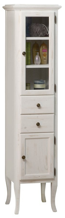 RETRO słupek wysoki 40x170x36cm, starobiała, prawa