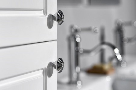 VIOLETA szafka wysoka 35x140x30cm, lewa, biała