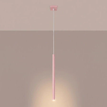 Lampa wisząca PASTELO 1 różowa