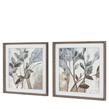 Foliage & Form Framed Canvas Set of 2