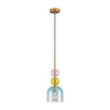 Lampa wisząca PASTELLO BLUE kolorowa 15 cm