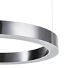 Lampa wisząca CIRCLE 60 cm - LED, ring tytan szczotkowany