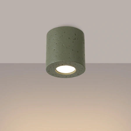 Plafon ORBIS beton zielona oliwka