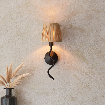 Wriggle 1 Wall Light Matt Black