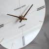 Greenwich Mantel Clock Dark Walnut 190x190x55mm