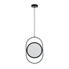 Lampa wisząca ELIPSE M, 45 cm - LED, czarna nowoczesna